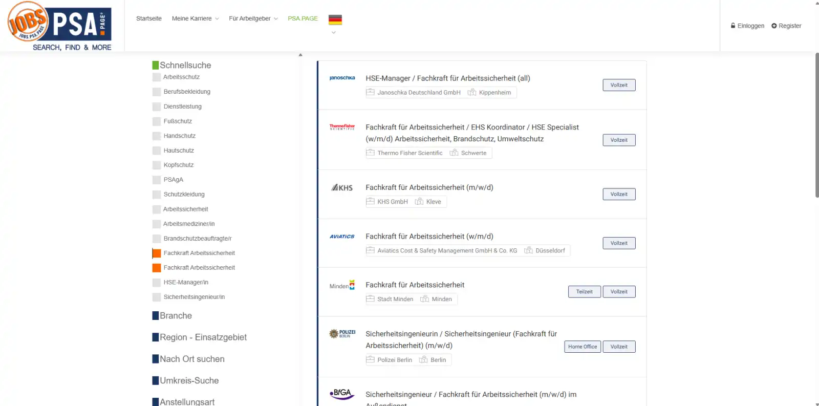 JOBS.PSA.PAGE Jobdetail